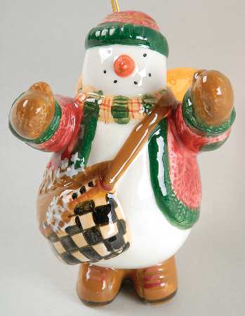 Snow Angel Village Ornament