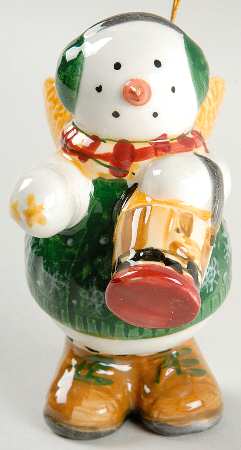 Snow Angel Village Ornament
