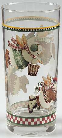 Snow Angel Village 14 Oz Glassware Tumbler