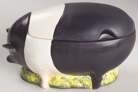 Animal Collection Figural Sugar Bowl & Lid