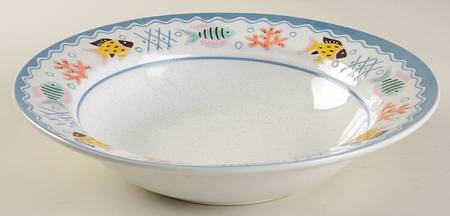 Seafest 9" Round Vegetable Bowl