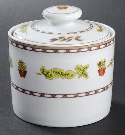 Country Terrace Sugar Bowl & Lid