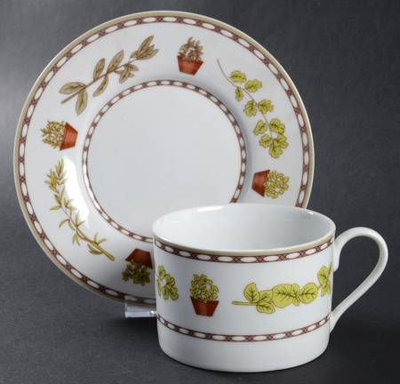 Country Terrace Flat Cup & Saucer Set