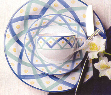 Gala Flat Cup & Saucer Set