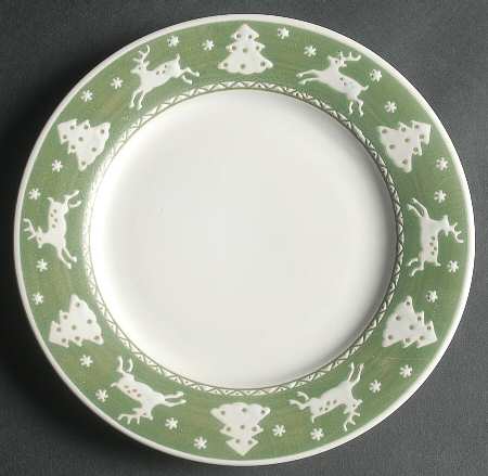 White Woods Salad Plate