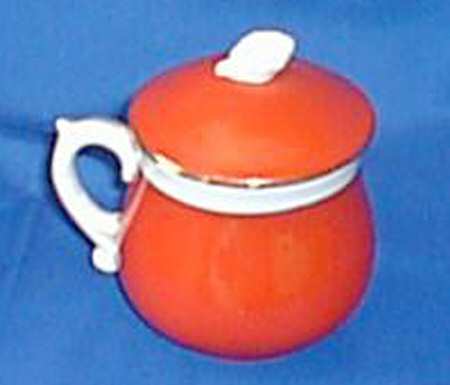 Les Papillons 2 Pc Pot de Creme w/Lid & Base