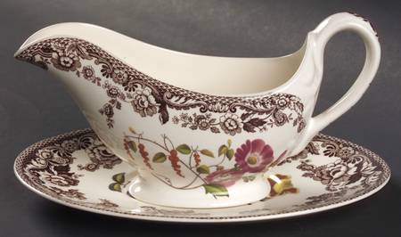 Woodland Garden Gravy Boat & Underplate