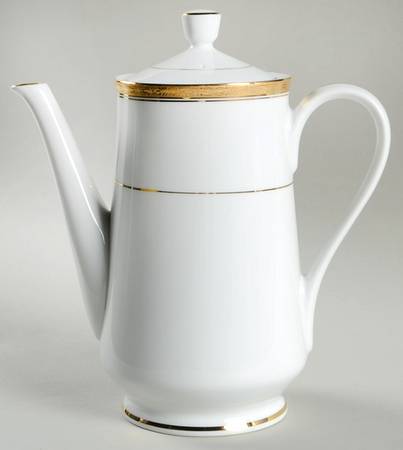 Gold Coffee Pot & Lid