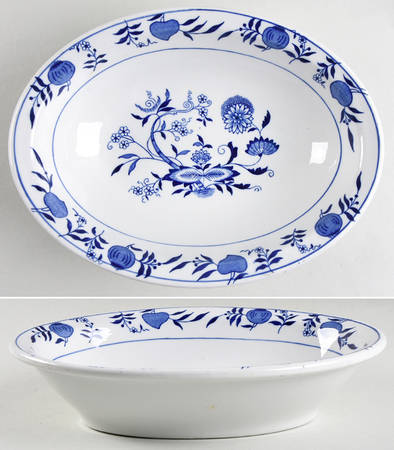SHO147 10" Oval Vegetable Bowl