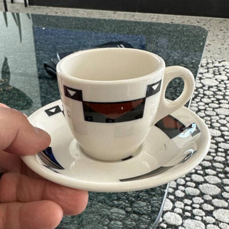 Ahwahnee Hotel Flat Demitasse Cup & Saucer Set