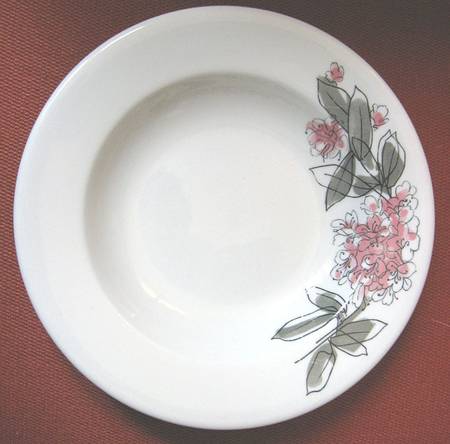 Rhododendron Rim Soup Bowl