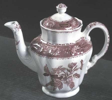 Camilla Red (Earthenware, Newer) Small Coffee Pot & Lid