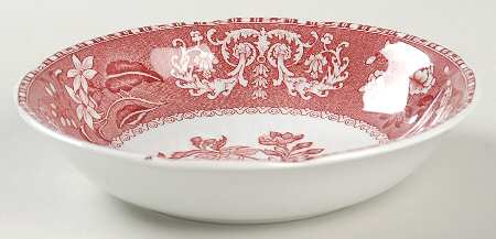 Camilla Red (Earthenware, Newer) Coupe Cereal Bowl