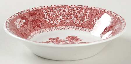 Camilla Red (Earthenware, Newer) Fruit/Dessert (Sauce) Bowl