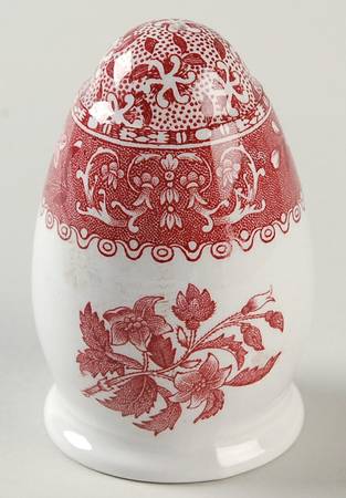 Camilla Red (Earthenware, Newer) Salt Shaker