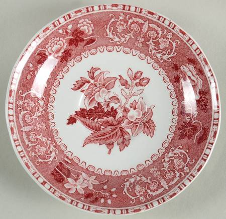 Camilla Red (Earthenware, Newer) Saucer for Demitasse Cup