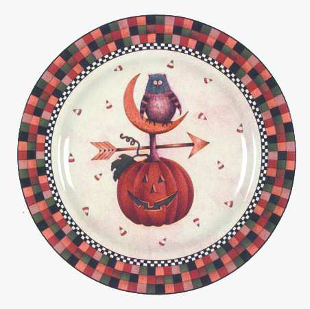 Halloween Salad Plate