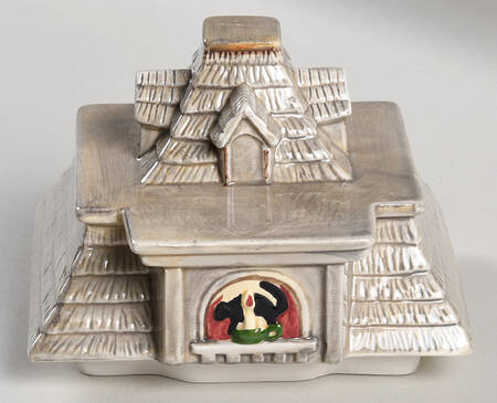 Haunted House Lid for Figural Cookie Jar