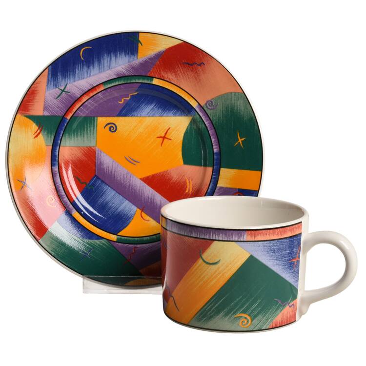 Tango Flat Cup & Saucer Set by Sango