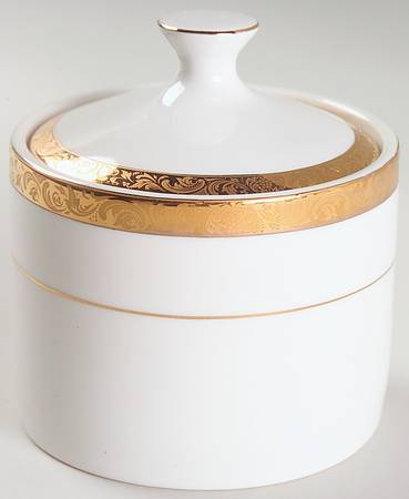 Empress Gold Sugar Bowl & Lid