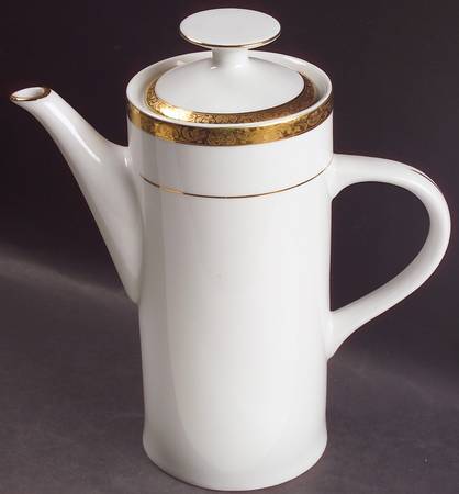 Empress Gold Coffee Pot & Lid