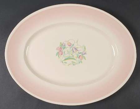 Dresden Spray 16" Oval Serving Platter