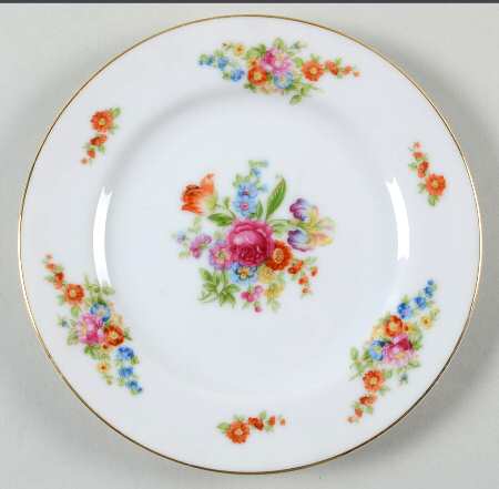 Dresden Bread & Butter Plate