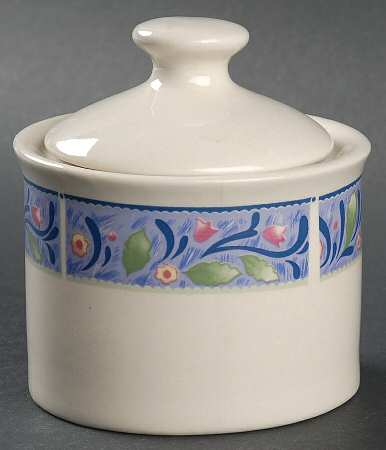 Bouquet Sugar Bowl & Lid