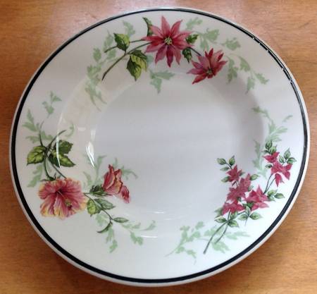 Flora of The South Large Rim Soup Bowl