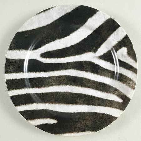Zebra Salad Plate