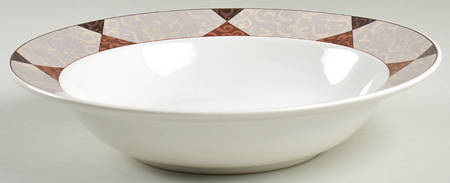 Espresso 9" Round Vegetable Bowl