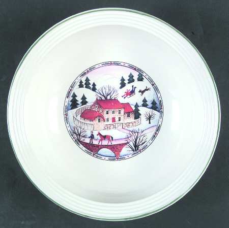 Seasons 9" Round Vegetable Bowl