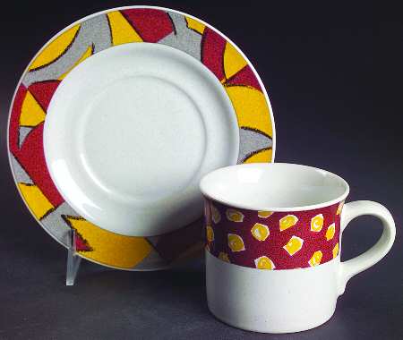 Previa Flat Cup & Saucer Set