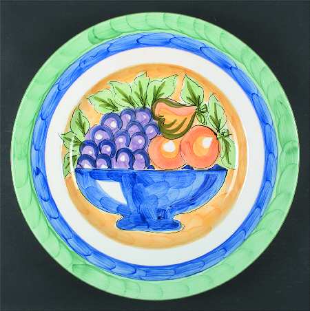 Frulos Grape Deep Round Platter