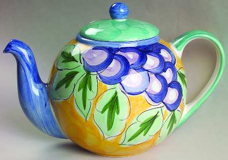 Frulos Grape Teapot & Lid