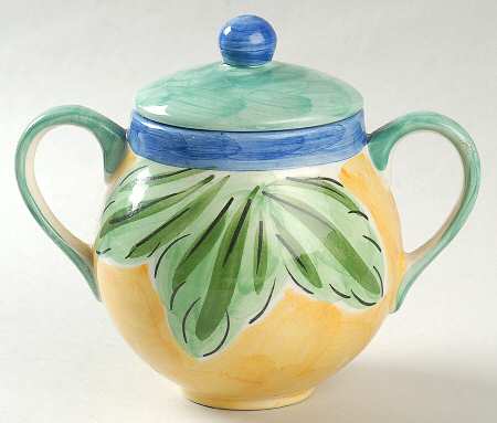 Frulos Grape Sugar Bowl & Lid