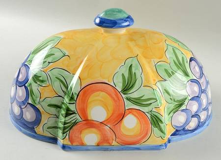Frulos Grape 16" Oval Tray, Ceramic Dome Only