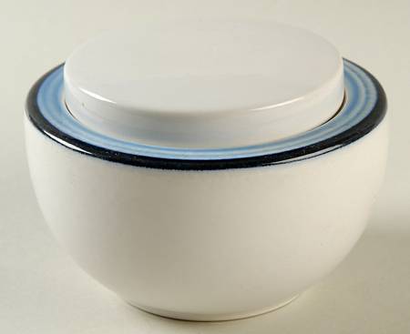 Vista Blue Sugar Bowl & Lid