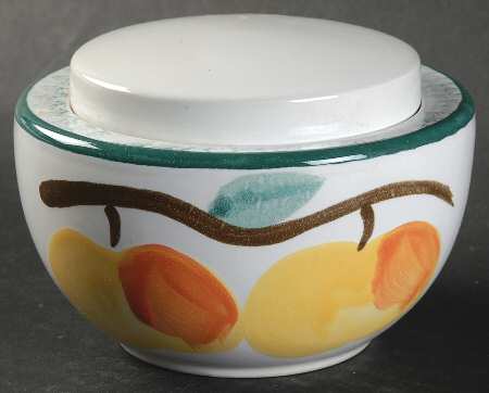 Orchard Medley Sugar Bowl & Lid