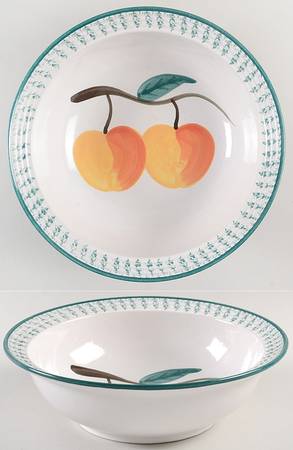 Orchard Medley 9" Round Vegetable Bowl