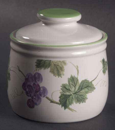 Sweet Vineyard Sugar Bowl & Lid