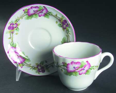 Garland Flat Cup & Saucer Set