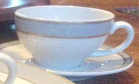 SY384 Flat Cup & Saucer Set