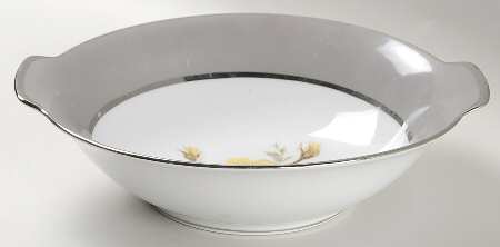 Gray Melody 9" Round Vegetable Bowl