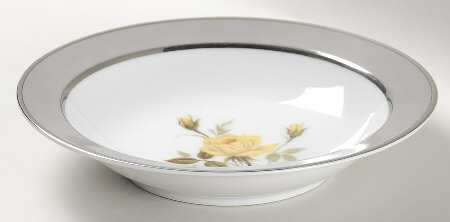 Gray Melody Rim Soup Bowl