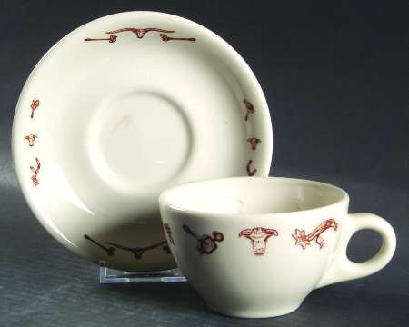 STR32 Flat Cup & Saucer Set