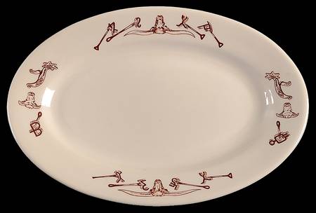 STR32 10" Oval Serving Platter