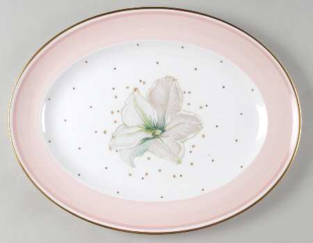 Clematis 14" Oval Serving Platter