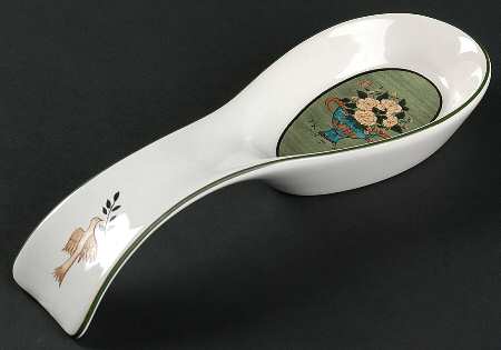 Brandon Rose Spoon Rest/Holder (Holds 1 Spoon)