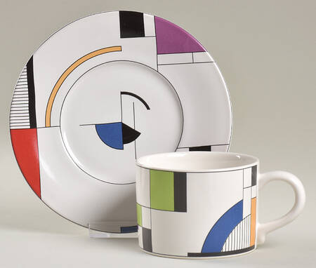Radius Flat Cup & Saucer Set